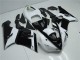 Best 2005-2006 Black White Kawasaki ZX6R Moto Fairings Canada Best 2005-2006 Black White Kawasaki ZX6R Moto Fairings Canada