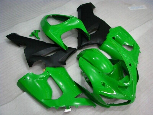 Best 2005-2006 Green Matte Black Kawasaki ZX6R Motorcycle Fairing Canada Best 2005-2006 Green Matte Black Kawasaki ZX6R Motorcycle Fairing Canada