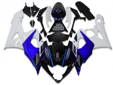 Best 2005-2006 Suzuki GSXR 1000 Motorcycle Fairings MF0122 - Blue White Canada