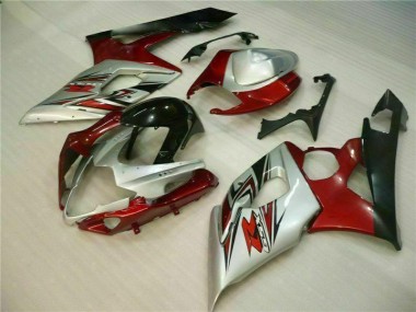 Best 2005-2006 Suzuki GSXR 1000 Motorcycle Fairings MF1797 - Red White Canada