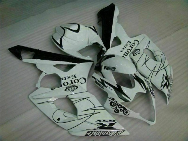 Best 2005-2006 White Suzuki GSXR 1000 Motorbike Fairing Kits Canada Best 2005-2006 White Suzuki GSXR 1000 Motorbike Fairing Kits Canada