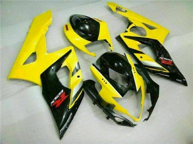 Best 2005-2006 Yellow Black Suzuki GSXR 1000 Motorcycle Fairings Kits Canada Best 2005-2006 Yellow Black Suzuki GSXR 1000 Motorcycle Fairings Kits Canada