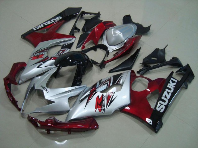 Best 2005-2006 Silver Red Suzuki GSXR 1000 Bike Fairings Canada Best 2005-2006 Silver Red Suzuki GSXR 1000 Bike Fairings Canada
