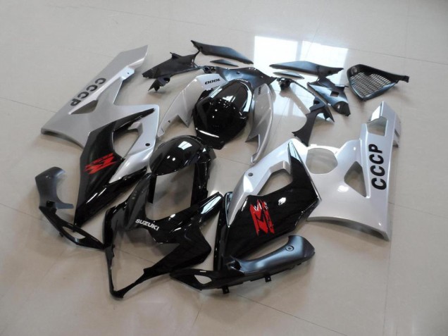 Best 2005-2006 Silver Black Suzuki GSXR 1000 Moto Fairings Canada Best 2005-2006 Silver Black Suzuki GSXR 1000 Moto Fairings Canada