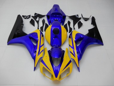 Best 2006-2007 Yellow Blue Honda CBR1000RR Replacement Motorcycle Fairings Canada