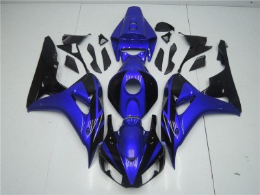 Best 2006-2007 Blue Black Honda CBR1000RR Moto Fairings Canada