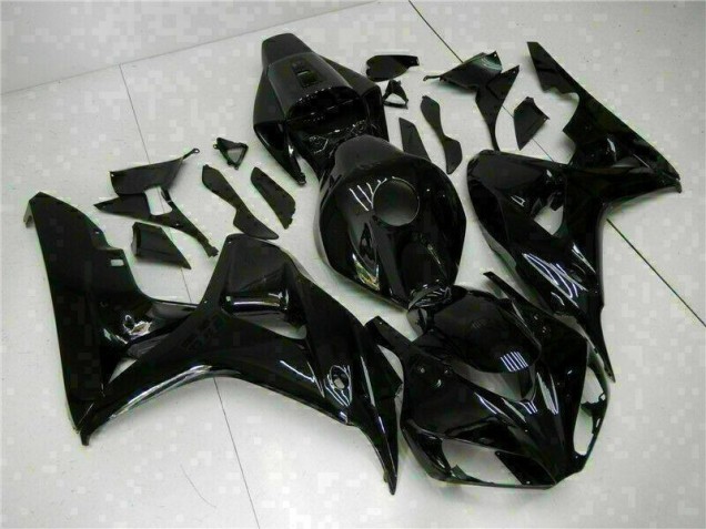 Best 2006-2007 Glossy Black Honda CBR1000RR Bike Fairing Canada