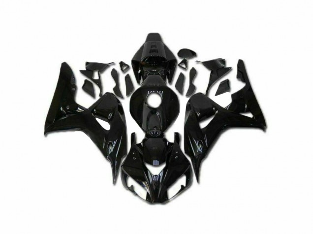 Best 2006-2007 Glossy Black Honda CBR1000RR Bike Fairing Canada