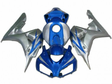 Best 2006-2007 Blue Silver Honda CBR1000RR Motorcycle Fairings Kits Canada