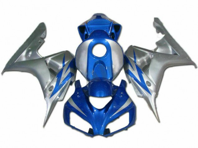 Best 2006-2007 Blue Silver Honda CBR1000RR Motorcycle Fairings Kits Canada Best 2006-2007 Blue Silver Honda CBR1000RR Motorcycle Fairings Kits Canada