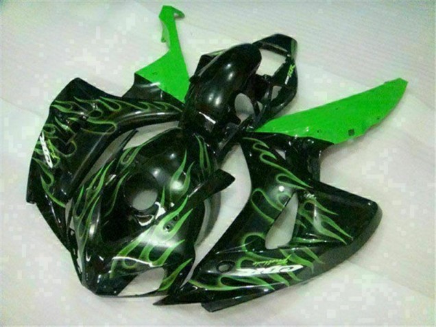 Best 2006-2007 Green Flame Black Honda CBR1000RR Moto Fairings Canada Best 2006-2007 Green Flame Black Honda CBR1000RR Moto Fairings Canada