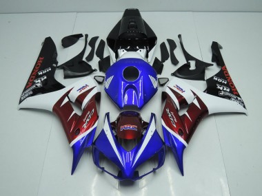Best 2006-2007 Burgandy and Blue Honda CBR1000RR Bike Fairing Canada