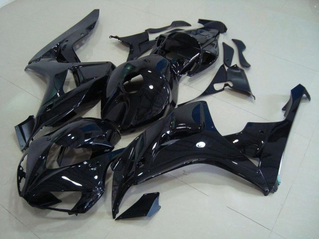 Best 2006-2007 Glossy Black Honda CBR1000RR Bike Fairings Canada