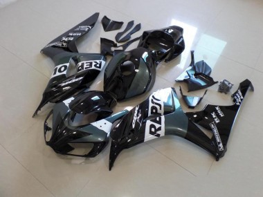 Best 2006-2007 Grey Black Repsol Honda CBR1000RR Motorbike Fairing Kits Canada