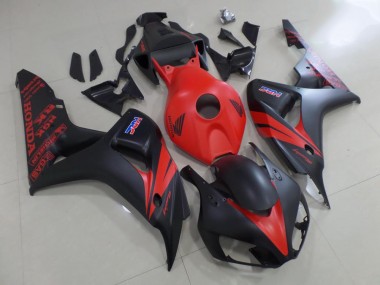 Best 2006-2007 Red and Matte Black Honda CBR1000RR Motor Fairings Canada