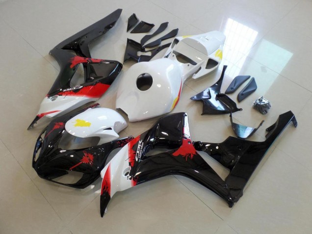 Best 2006-2007 White Black with No Sticker Honda CBR1000RR Bike Fairing Kit Canada Best 2006-2007 White Black with No Sticker Honda CBR1000RR Bike Fairing Kit Canada