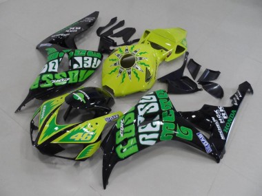 Best 2006-2007 Yellow Green Rossi Honda CBR1000RR Motor Fairings Canada