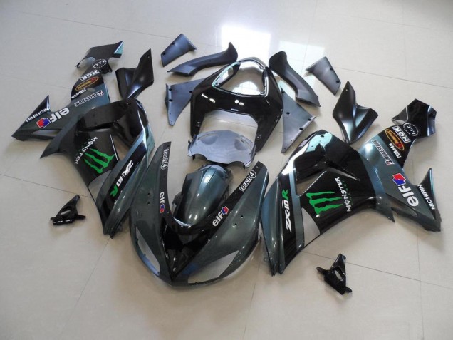 Best 2006-2007 Grey Monster Kawasaki ZX10R Motorcycle Fairing Canada Best 2006-2007 Grey Monster Kawasaki ZX10R Motorcycle Fairing Canada