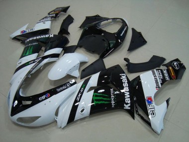 Best 2006-2007 White Monster Kawasaki ZX10R Motorcycle Bodywork Canada