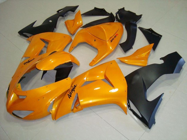 Best 2006-2007 Orange Kawasaki ZX10R Motorcycle Fairings Kits Canada Best 2006-2007 Orange Kawasaki ZX10R Motorcycle Fairings Kits Canada
