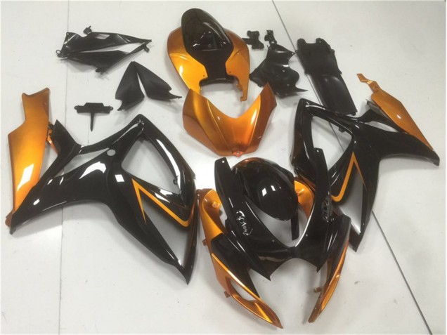 Best 2006-2007 Black Orange Suzuki GSXR 600/750 Motor Fairings Canada Best 2006-2007 Black Orange Suzuki GSXR 600/750 Motor Fairings Canada