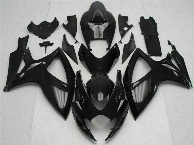 Best 2006-2007 Black Suzuki GSXR 600/750 Bike Fairing Kit Canada Best 2006-2007 Black Suzuki GSXR 600/750 Bike Fairing Kit Canada
