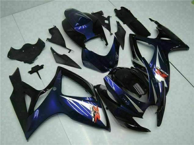 Best 2006-2007 Black Blue Suzuki GSXR 600/750 Bike Fairings Canada Best 2006-2007 Black Blue Suzuki GSXR 600/750 Bike Fairings Canada