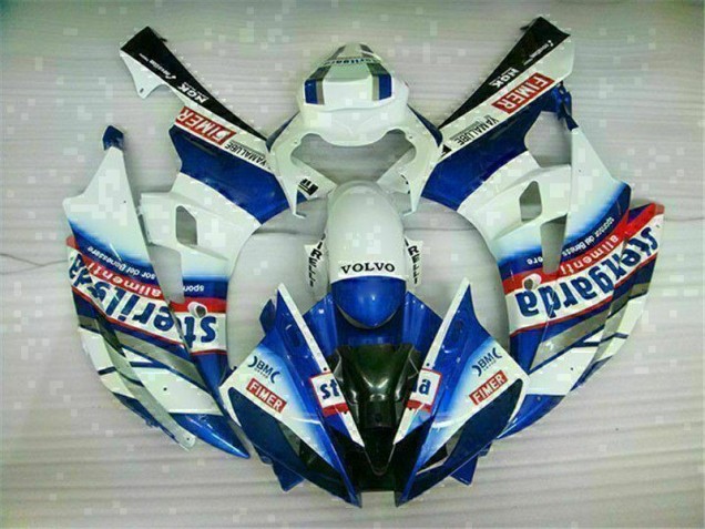 Best 2006-2007 White Blue Yamaha YZF R6 Motorbike Fairing Canada