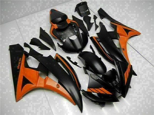 Best 2006-2007 Orange Black Yamaha YZF R6 Bike Fairing Canada