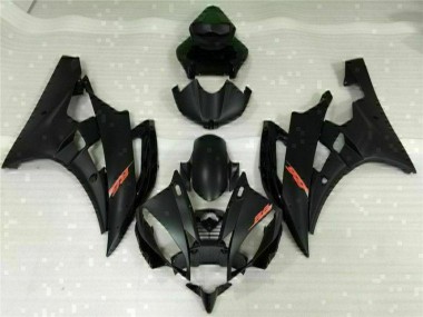 Best 2006-2007 Black Yamaha YZF R6 Replacement Fairings Canada