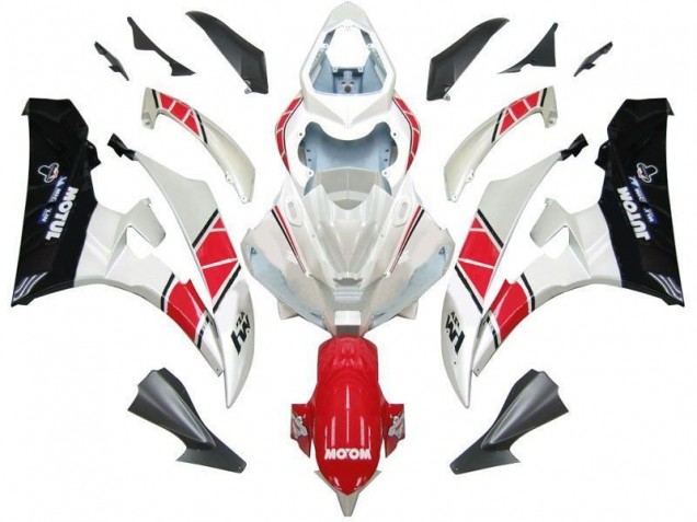 Best 2006-2007 White Red Black Yamaha YZF R6 Bike Fairings Canada Best 2006-2007 White Red Black Yamaha YZF R6 Bike Fairings Canada