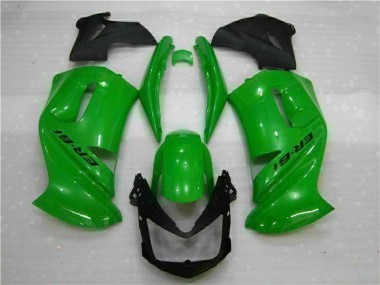 Best 2006-2008 Kawasaki EX650R Motorcycle Fairings MF2005 - Green Canada