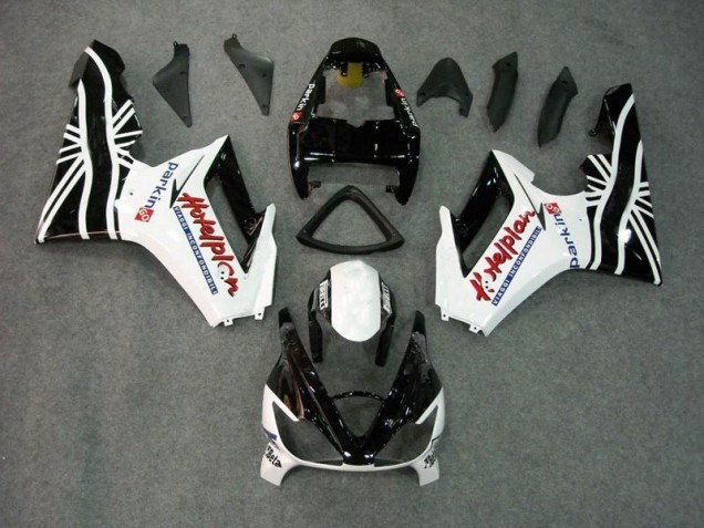 Best 2006-2008 Black White Triumph Daytona 675 Triple Bike Fairings Canada Best 2006-2008 Black White Triumph Daytona 675 Triple Bike Fairings Canada