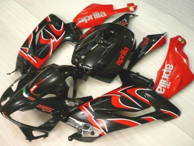 Best 2006-2011 Aprilia RS125 Motorcycle Fairings MF3828 - Black Red Canada