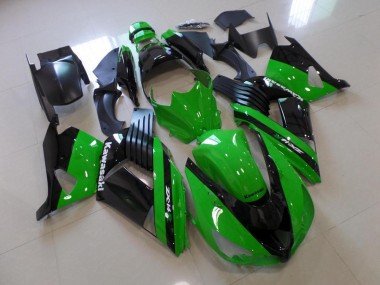 Best 2006-2011 Green and Black Kawasaki ZX14R ZZR1400 Bike Fairing Kit Canada