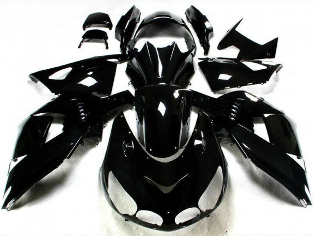 Best 2006-2011 Glossy Black Kawasaki ZX14R ZZR1400 Motorbike Fairing Canada Best 2006-2011 Glossy Black Kawasaki ZX14R ZZR1400 Motorbike Fairing Canada
