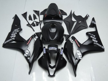 Best 2007-2008 Matte Black Repsol Honda CBR600RR Motorcyle Fairings Canada