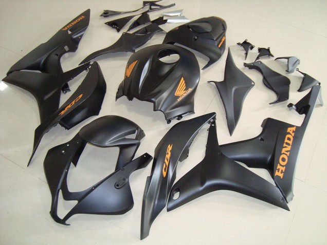 Best 2007-2008 Matte Black Honda CBR600RR Bike Fairing Canada
