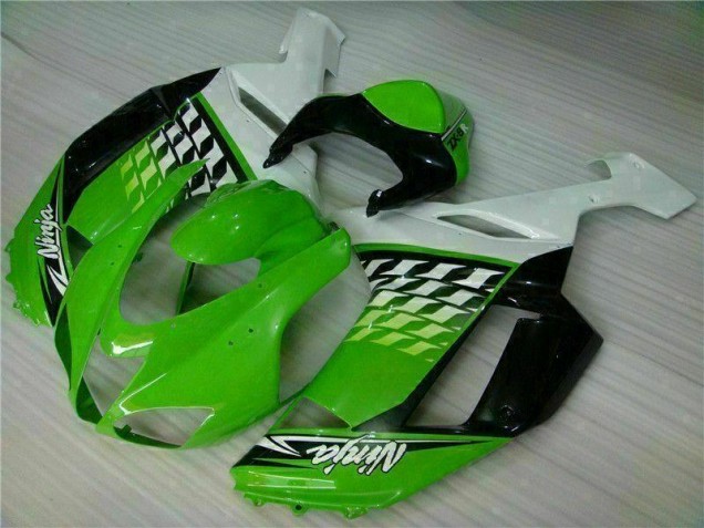 Best 2007-2008 Green White Ninja Kawasaki ZX6R Motorbike Fairing Canada Best 2007-2008 Green White Ninja Kawasaki ZX6R Motorbike Fairing Canada