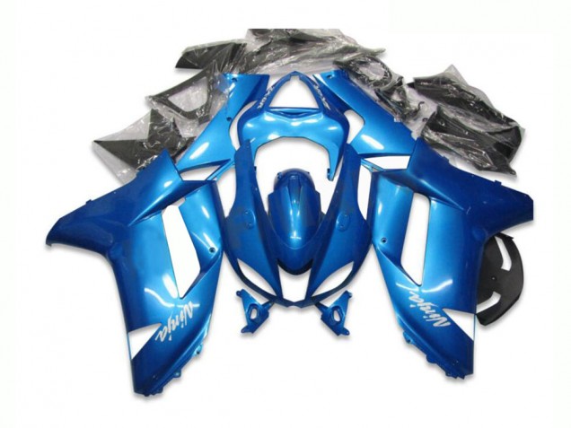 Best 2007-2008 Blue Kawasaki ZX6R Bike Fairing Kit Canada Best 2007-2008 Blue Kawasaki ZX6R Bike Fairing Kit Canada