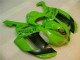 Best 2007-2008 Green Black Dunlop Kawasaki ZX6R Motorbike Fairing Kits Canada Best 2007-2008 Green Black Dunlop Kawasaki ZX6R Motorbike Fairing Kits Canada