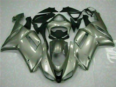 Best 2007-2008 Kawasaki Ninja ZX6R Motorcycle Fairings MF1923 - Silver Canada