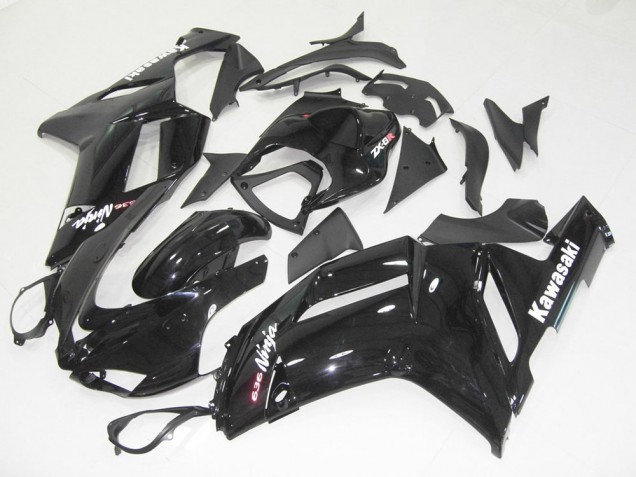 Best 2007-2008 Glossy Black Kawasaki ZX6R Motorcycle Bodywork & Bodywork Canada Best 2007-2008 Glossy Black Kawasaki ZX6R Motorcycle Bodywork & Bodywork Canada
