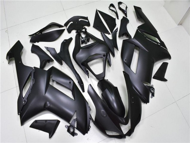 Best 2007-2008 Matte Black Kawasaki ZX6R Bike Fairing Kit Canada Best 2007-2008 Matte Black Kawasaki ZX6R Bike Fairing Kit Canada