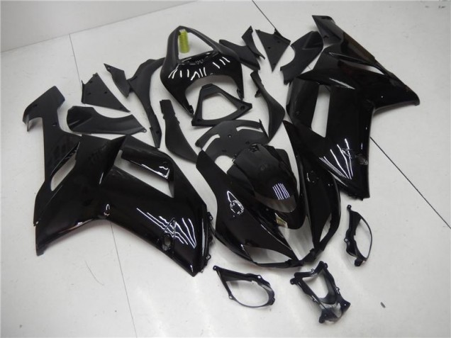 Best 2007-2008 Glossy Black Kawasaki ZX6R Motorcycle Bodywork Canada Best 2007-2008 Glossy Black Kawasaki ZX6R Motorcycle Bodywork Canada
