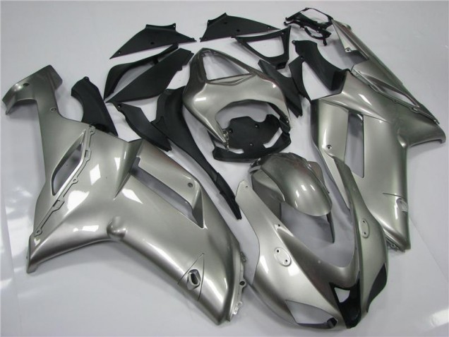 Best 2007-2008 Grey Kawasaki ZX6R Moto Fairings Canada Best 2007-2008 Grey Kawasaki ZX6R Moto Fairings Canada