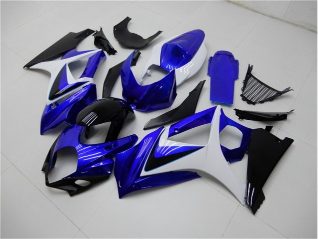 Best 2007-2008 Blue White Black Suzuki GSXR 1000 K7 Motorcylce Fairings Canada