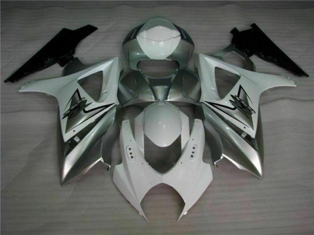 Best 2007-2008 Silver White Suzuki GSXR 1000 K7 Motorbike Fairing Canada Best 2007-2008 Silver White Suzuki GSXR 1000 K7 Motorbike Fairing Canada
