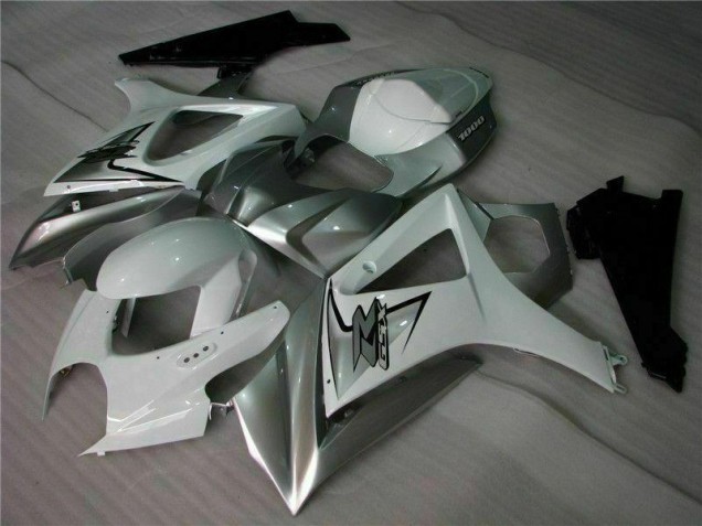Best 2007-2008 Silver White Suzuki GSXR 1000 K7 Motorbike Fairing Canada Best 2007-2008 Silver White Suzuki GSXR 1000 K7 Motorbike Fairing Canada