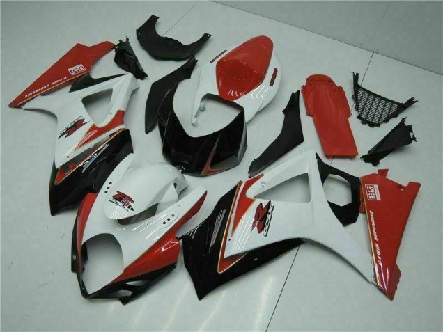 Best 2007-2008 Red White Suzuki GSXR 1000 K7 Motorcycle Bodywork Canada Best 2007-2008 Red White Suzuki GSXR 1000 K7 Motorcycle Bodywork Canada